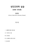 성인간호학 COPD 케이스 간호과정