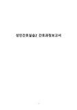 A+ 성인간호학 담낭염, 담낭절제술 case study 급성통증, 감염위험성, 낙상위험성, 불안, 지식부족