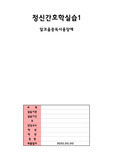 정신간호학실습_알코올중독증_간경화 A+++ (교수님께서 과찬한 자료들입니다.!!!! A+++++ ) 간호진단 3개, 간호과정 1개 (무조건 A+나올거에요 후회 없을거에요.)