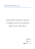 숏폼 콘텐츠(TikTok, Reels)가 연예인 인지도 및 마케팅 효율에 미치는 영향 분석